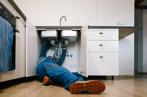 Professional Drain Cleaning technician working in Orangeville, OH